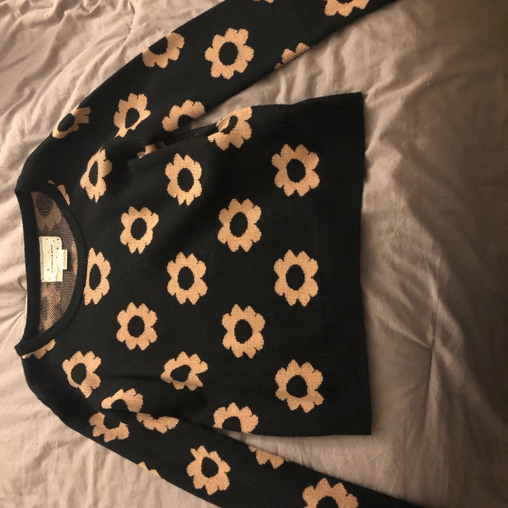 Urban Outfitters floral sweater, Small